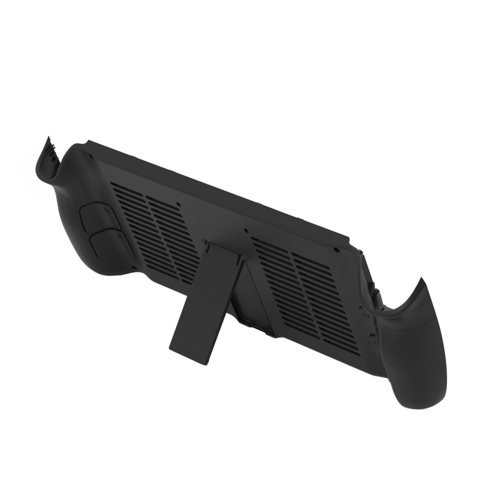  Steam Deck / OLED Skal För Baksidan Med Kickstand Svart