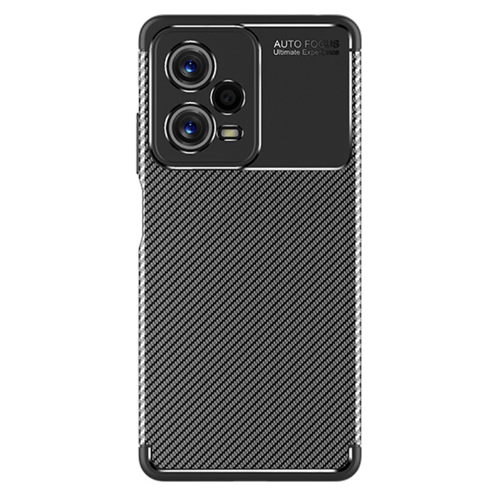  Xiaomi Redmi Note 12 Pro 5G Skal Kolfiber Textur Svart