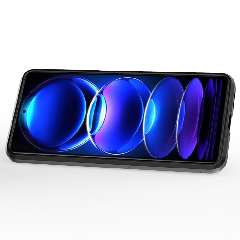  Xiaomi Redmi Note 12 Pro 5G Skal Ring Hybrid Armor Svart