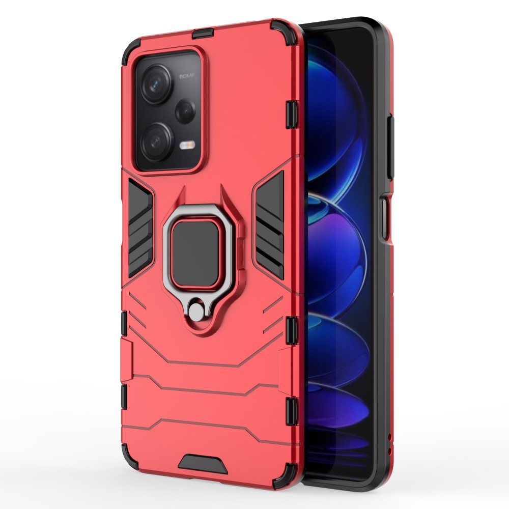  Xiaomi Redmi Note 12 Pro 5G Skal Ring Hybrid Armor Röd