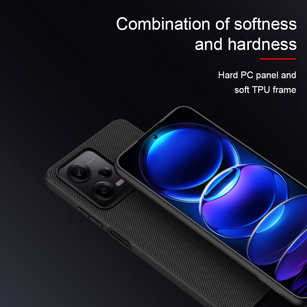 NILLKIN NILLKIN Xiaomi Redmi Note 12 Pro 5G Skal Nylon Hybrid Svart