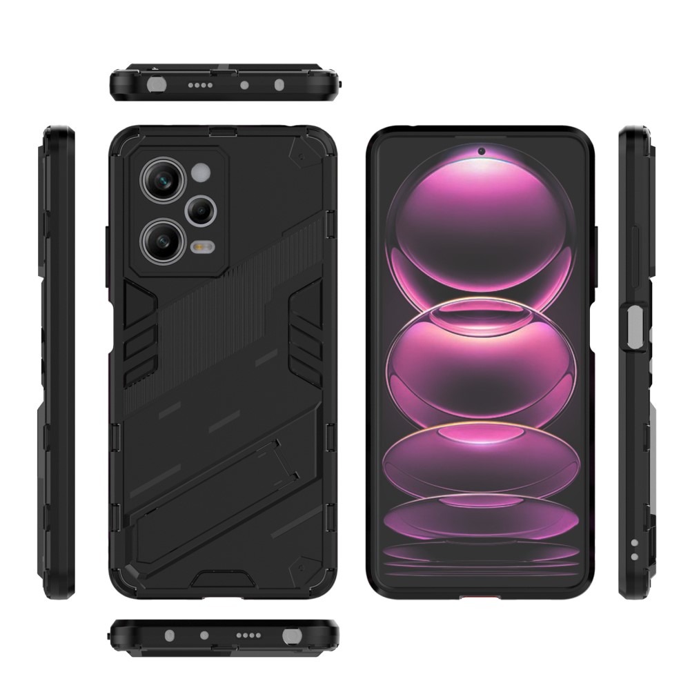  Xiaomi Redmi Note 12 Pro 5G Skal Hybrid Kickstand Svart