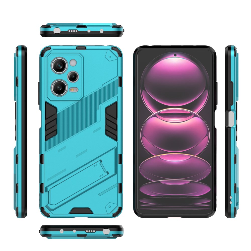  Xiaomi Redmi Note 12 Pro 5G Skal Hybrid Kickstand Blå