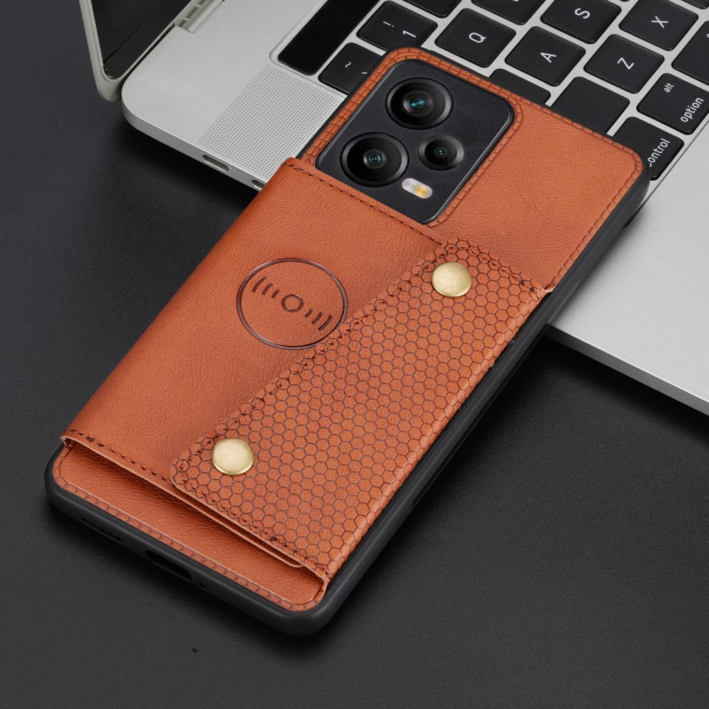  Xiaomi Redmi Note 12 Pro 5G Skal Läder Med Kortfack Och Magnet