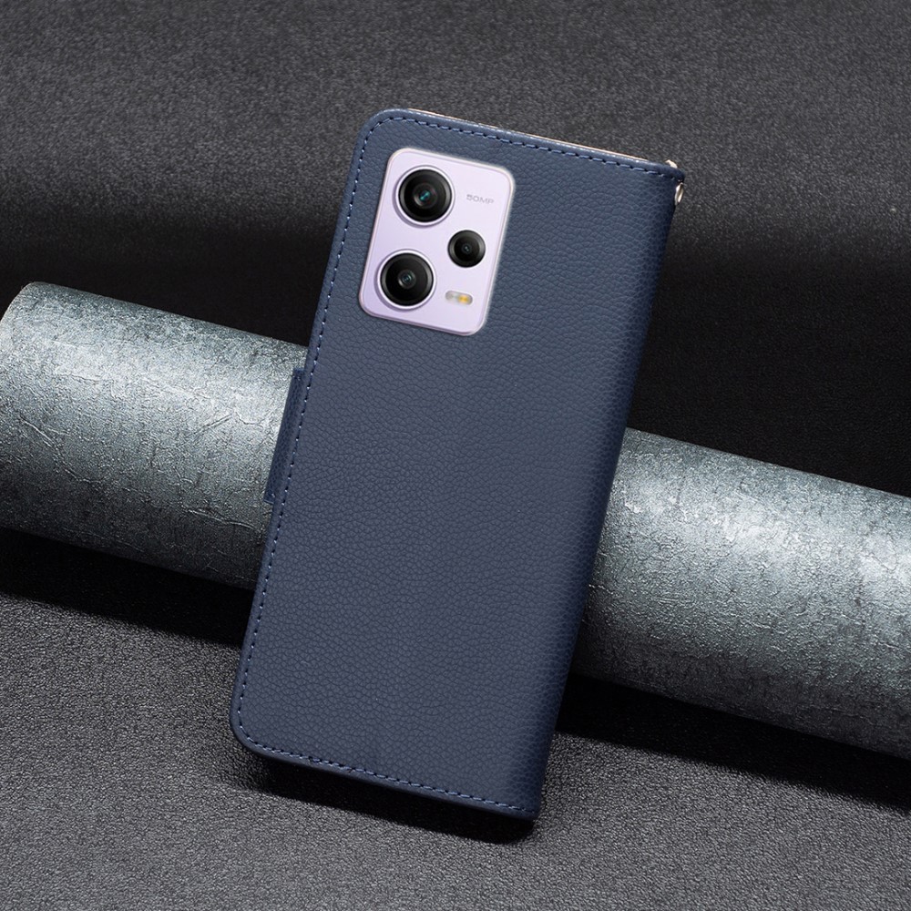  Xiaomi Redmi Note 12 Pro 5G Fodral Shark Solid Läder Blå
