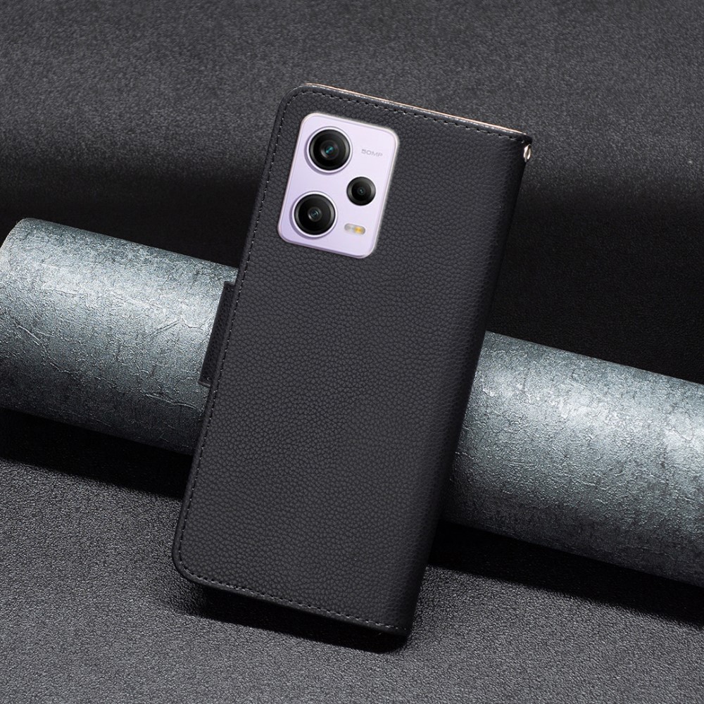  Xiaomi Redmi Note 12 Pro 5G Fodral Shark Solid Läder Svart