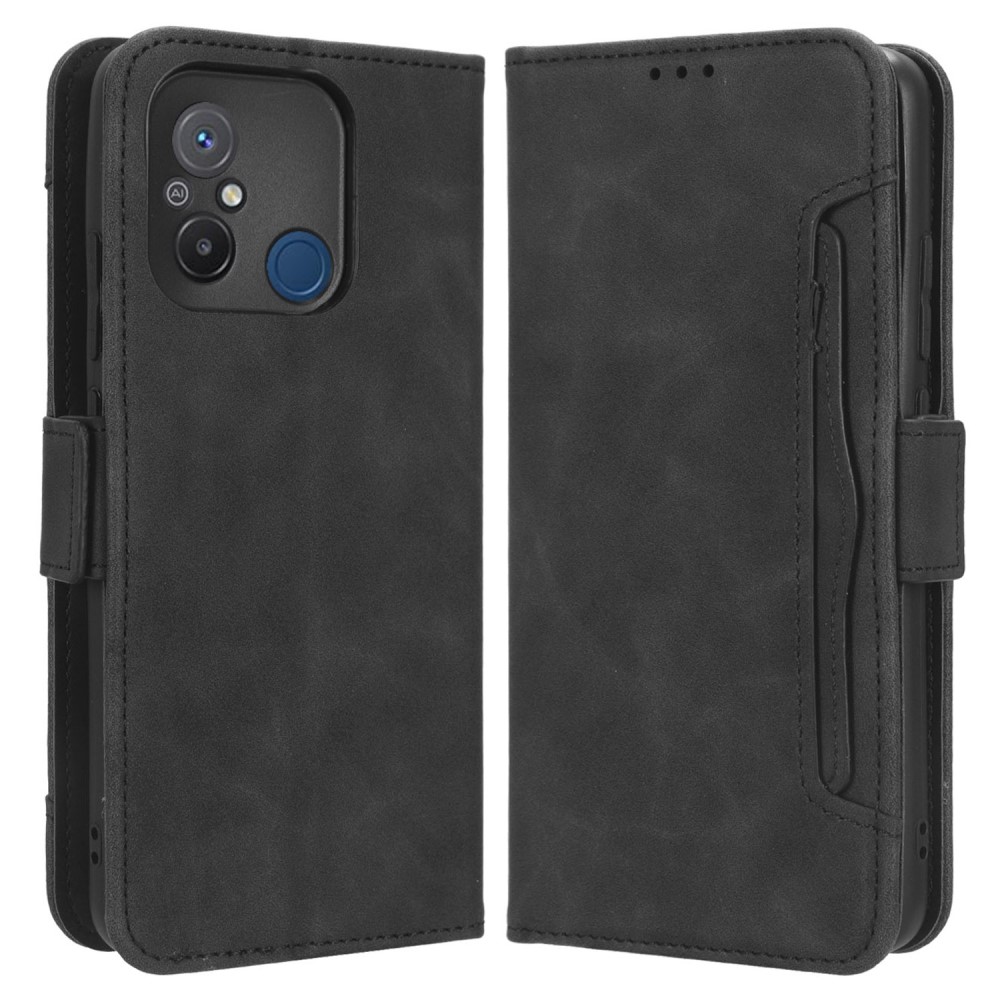  Xiaomi Redmi 12C 4G Fodral Med Avtagbart Kortfodral Svart