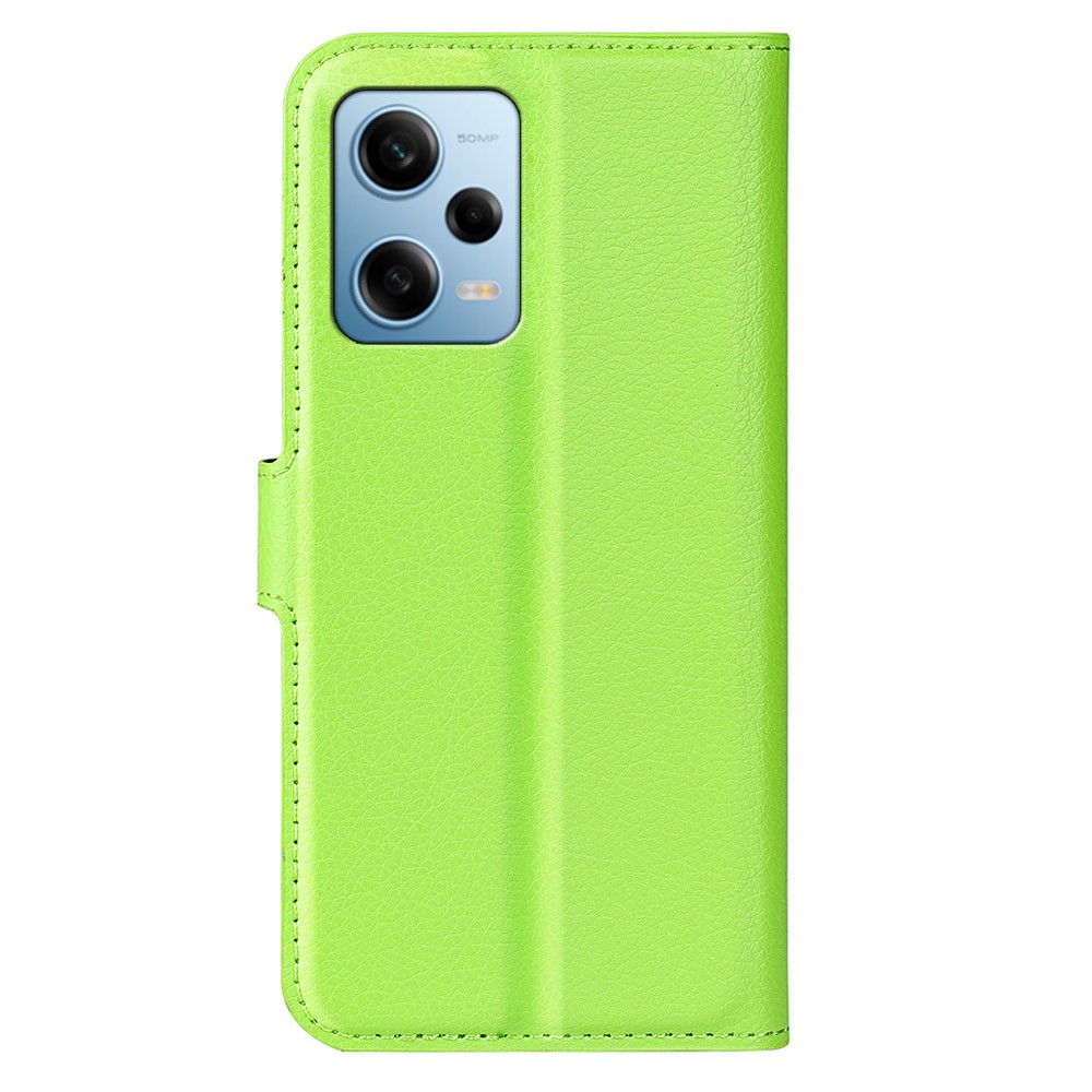  Xiaomi Redmi Note 12 Pro 5G Fodral Litchi Läder Grön