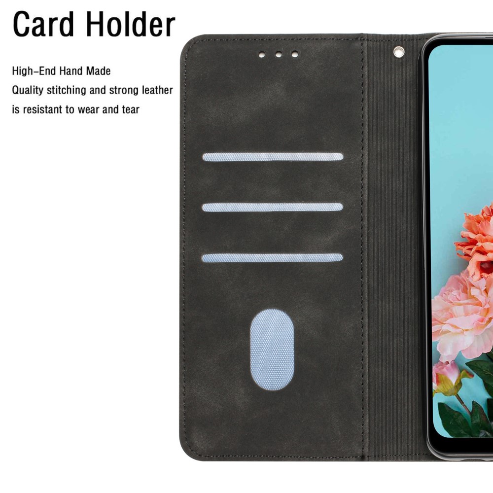  Xiaomi Redmi Note 12 Pro 5G Fodral Läder Svart