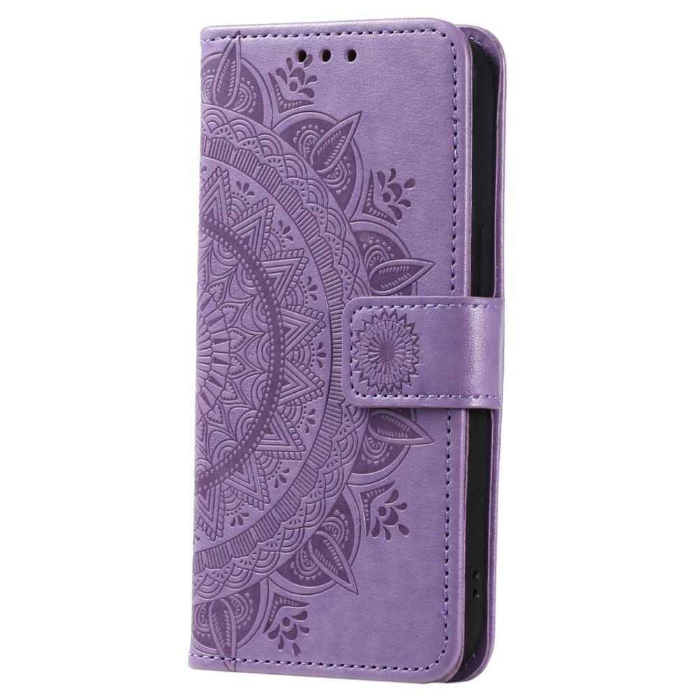  Xiaomi Redmi Note 12 4G Fodral Mandala Läder Lila