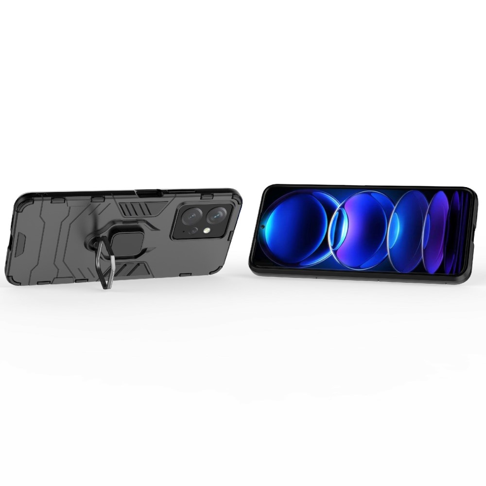  Xiaomi Redmi Note 12 4G Skal Ring Hybrid Armor Svart