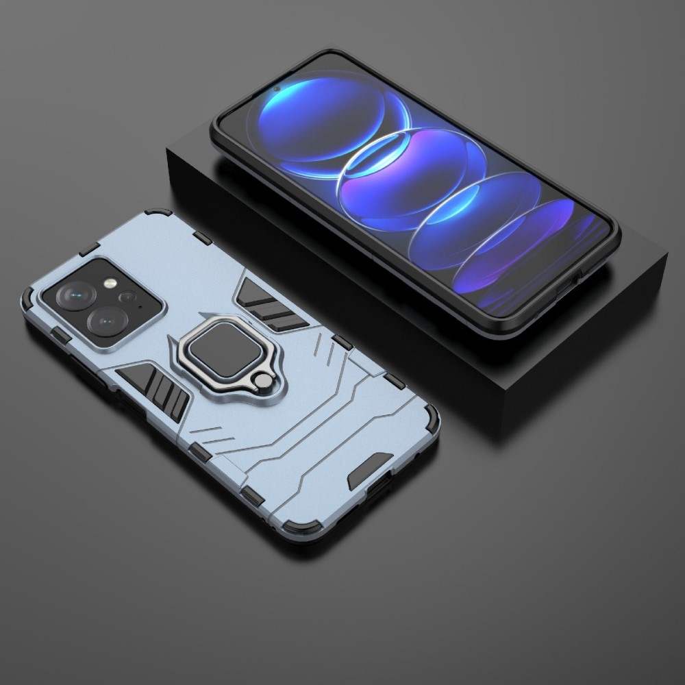  Xiaomi Redmi Note 12 4G Skal Ring Hybrid Armor Blå