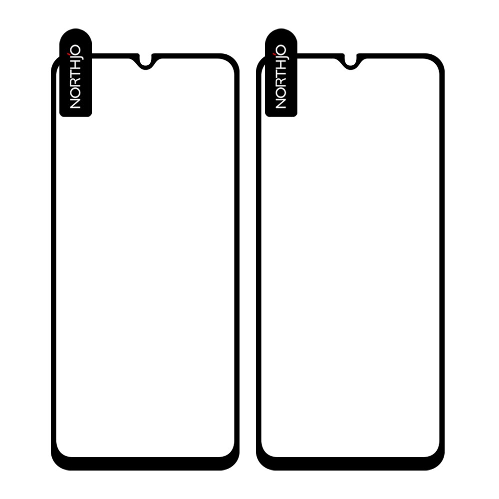 NORTHJO NORTHJO Galaxy A14 4G/5G 2-PACK Skärmskydd Heltäckande