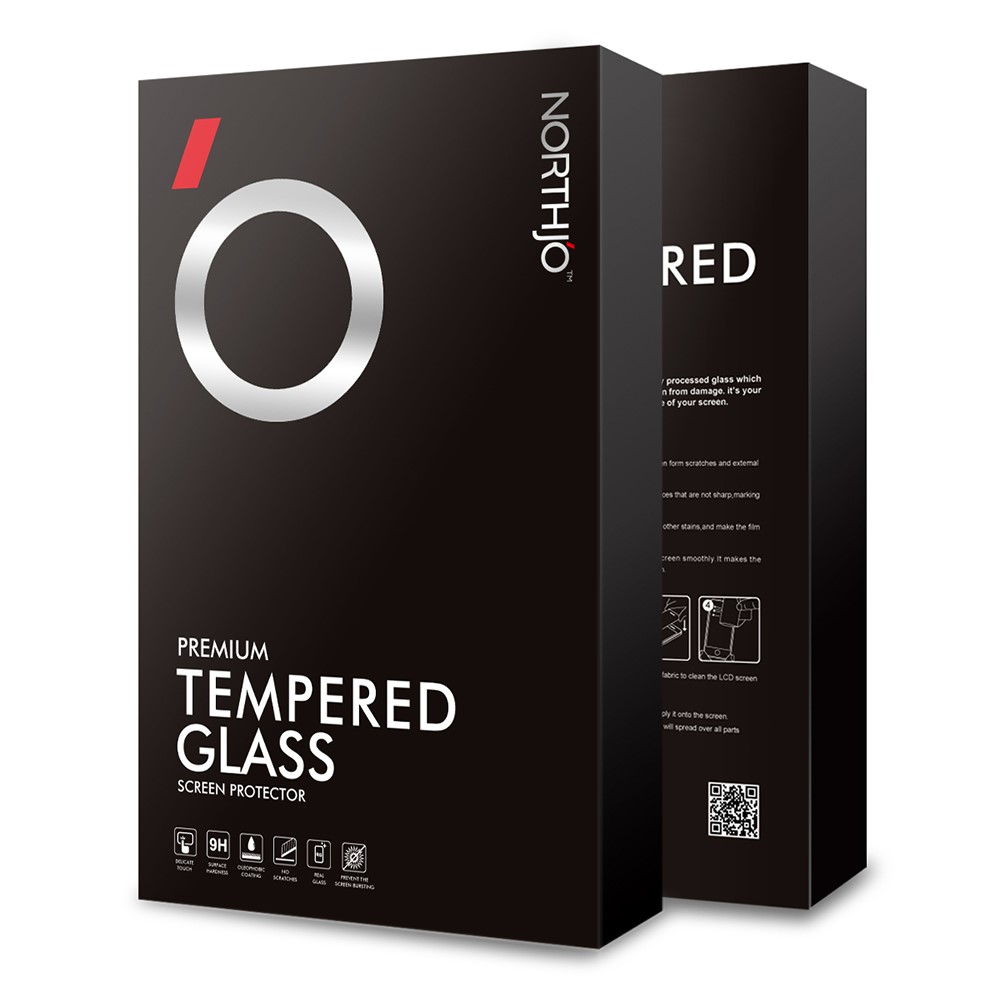 NORTHJO NORTHJO Galaxy A14 4G/5G 2-PACK Skärmskydd Härdat Glas