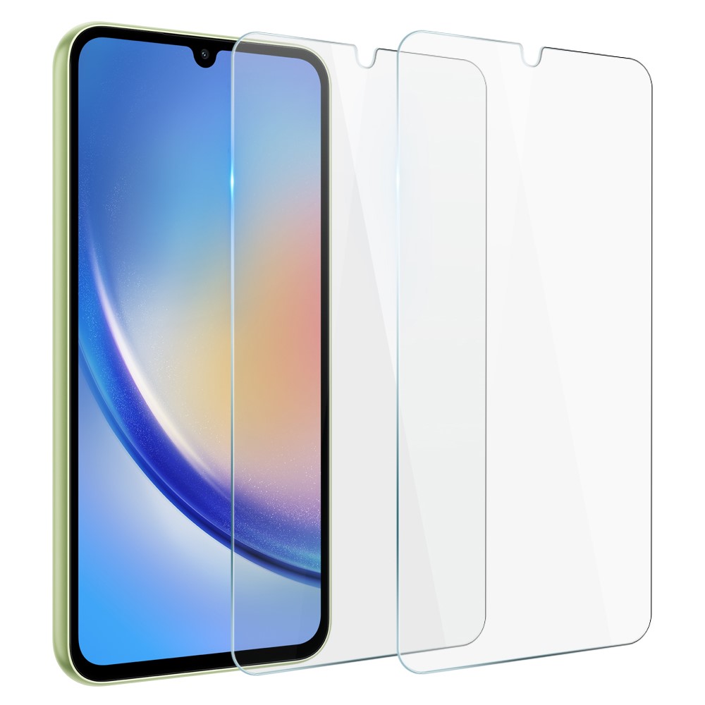 NORTHJO NORTHJO Galaxy A34 5G 2-PACK Skärmskydd Härdat Glas