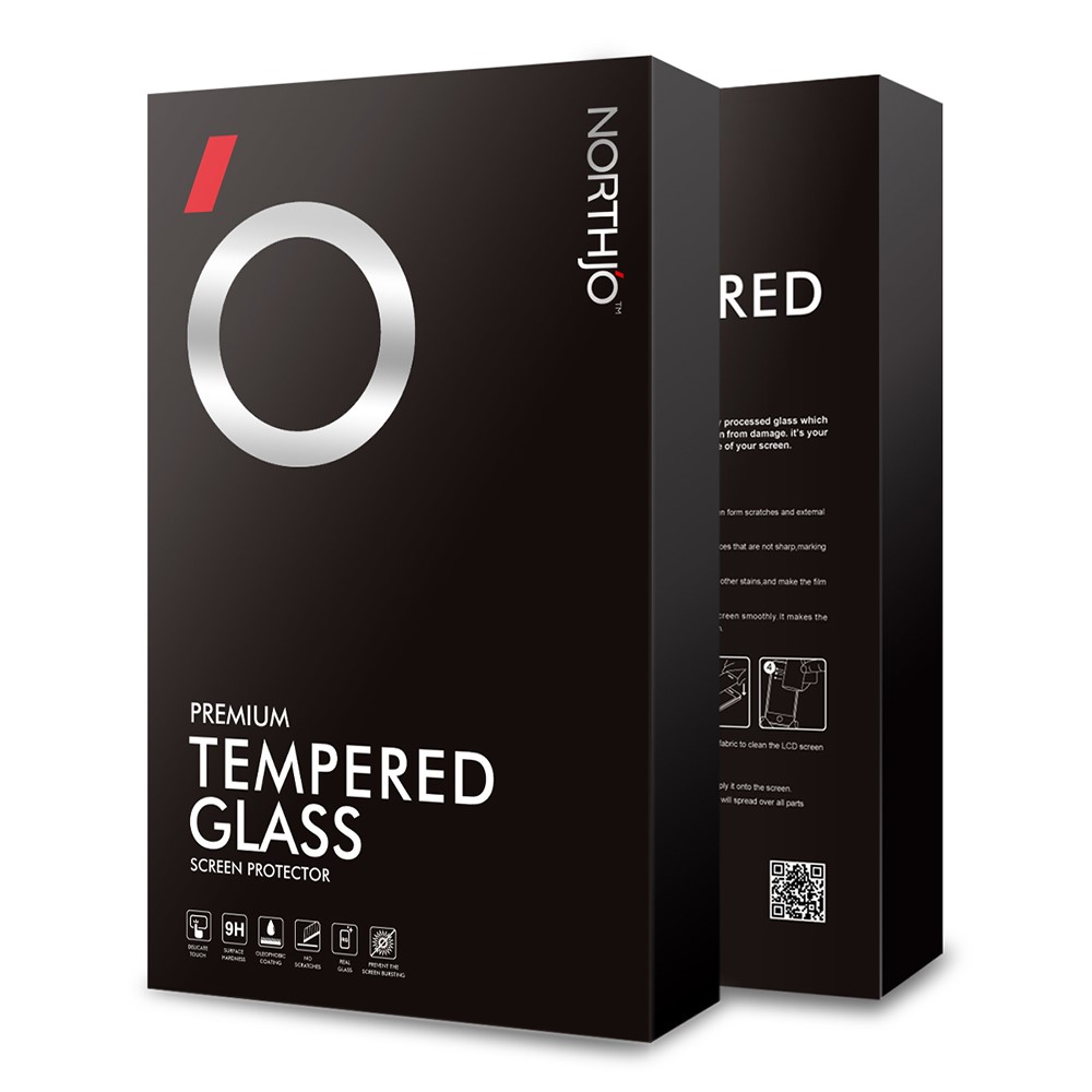 NORTHJO NORTHJO Galaxy A34 5G 2-PACK Skärmskydd Härdat Glas