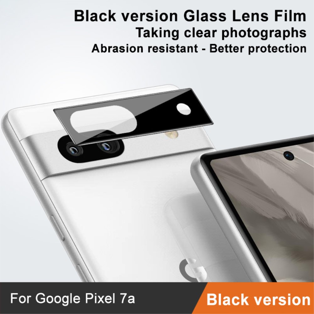 IMAK IMAK Google Pixel 7A Linsskydd Härdat Glas Svart