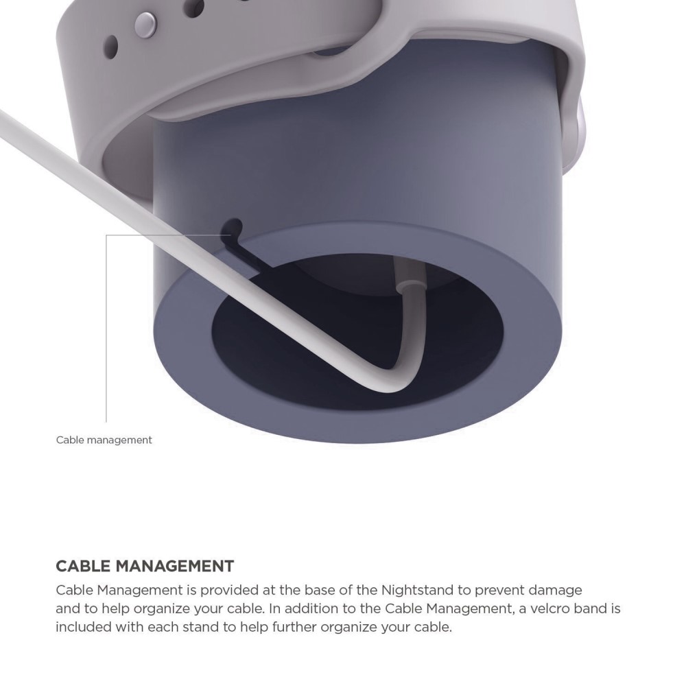  Apple Watch Silikon Stativ Blå