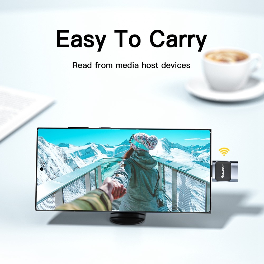 ESSAGER ESSAGER USB-A Hona till USB-C 3.0 Adapter, 5Gbps Blå