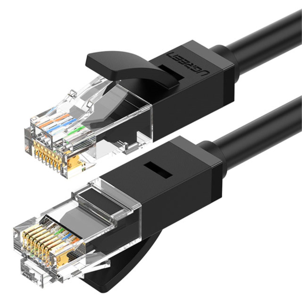 UGREEN UGREEN 10m Cat6 RJ45 UTP-nätverkskabel Svart