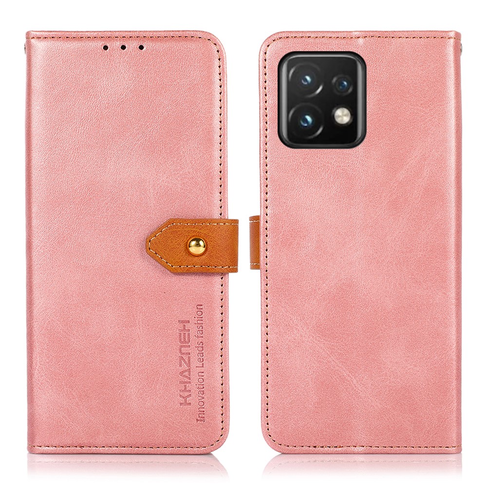 KHAZNEH KHAZNEH Motorola Edge 40 Pro 5G Fodral Dual-Color Roséguld