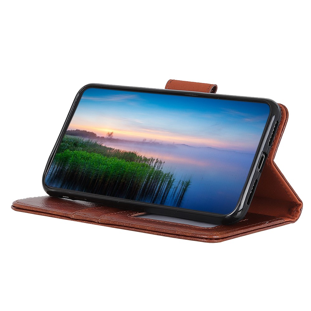  Motorola Edge 40 Pro 5G Fodral Split Läder Brun