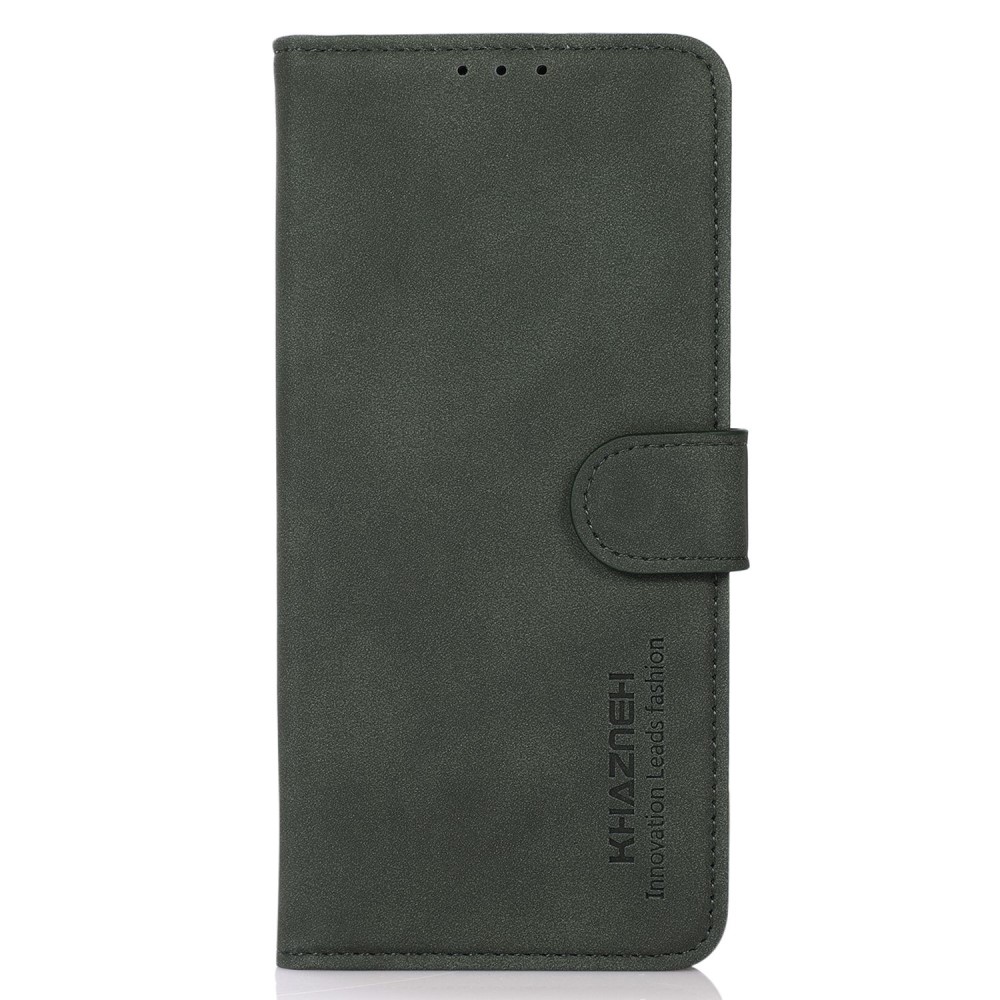 KHAZNEH KHAZNEH Motorola Edge 40 Pro 5G Fodral Retro Läder Grön