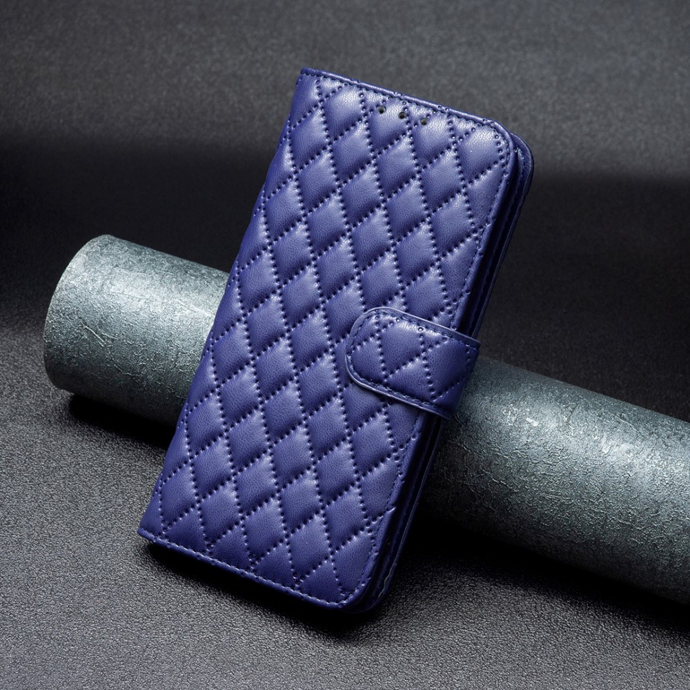  Motorola Edge 40 Pro 5G Fodral Diamond Läder Blå