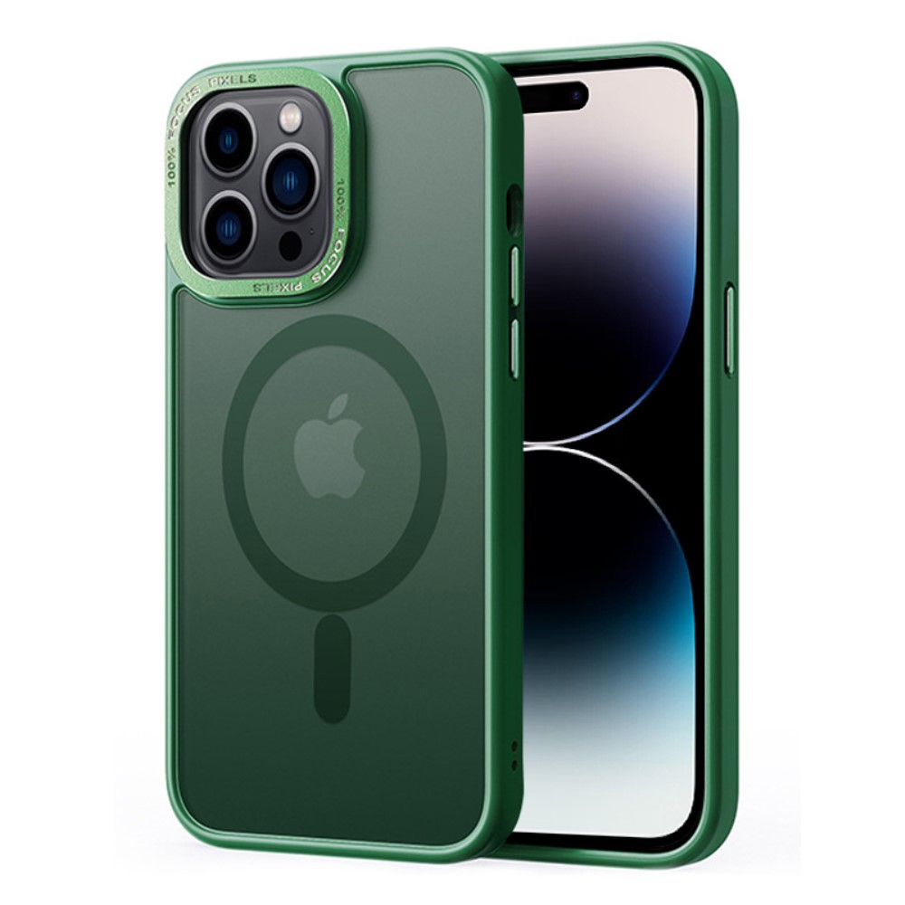 iPhone 14 Pro Max Skal MagSafe Hybrid Matt Grön