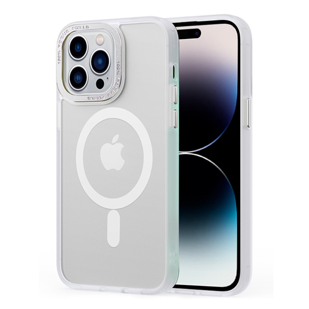  iPhone 14 Pro Max Skal MagSafe Hybrid Matt Vit