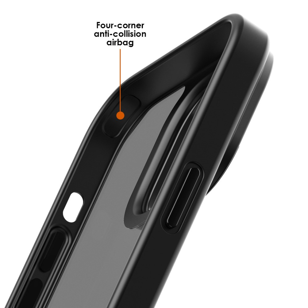  iPhone 14 Pro Skal MagSafe Hybrid Matt Svart