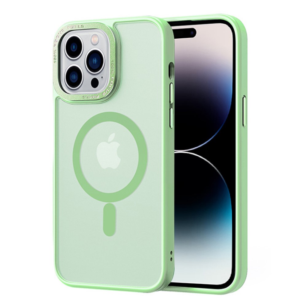  iPhone 14 Pro Skal MagSafe Hybrid Matt Matcha Green