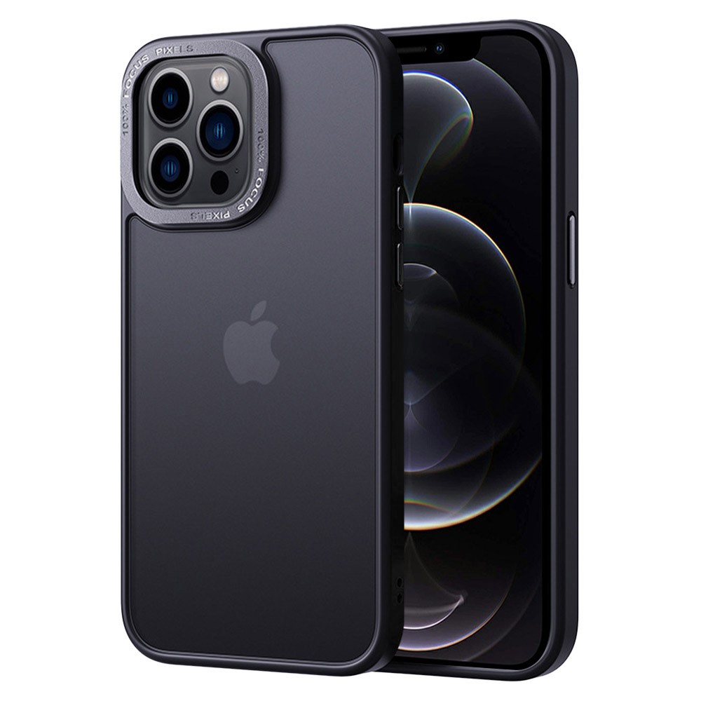 iPhone 12 / 12 Pro Skal Classic Hybrid Matt Svart