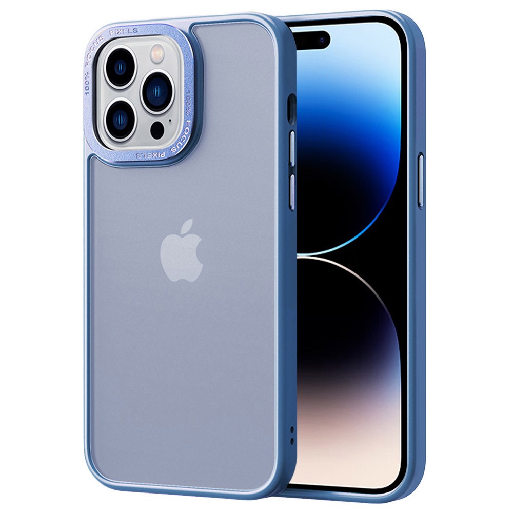  iPhone 14 Pro Max Skal Classic Hybrid Matt Baby Blue