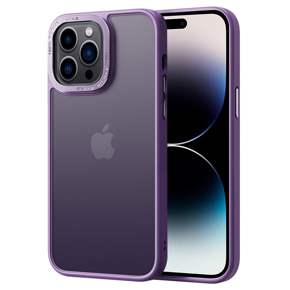  iPhone 14 Pro Max Skal Classic Hybrid Matt Lila