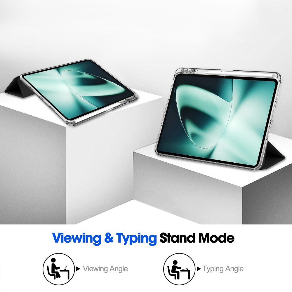  OnePlus Pad Fodral Hybrid Med Pennhållare Svart