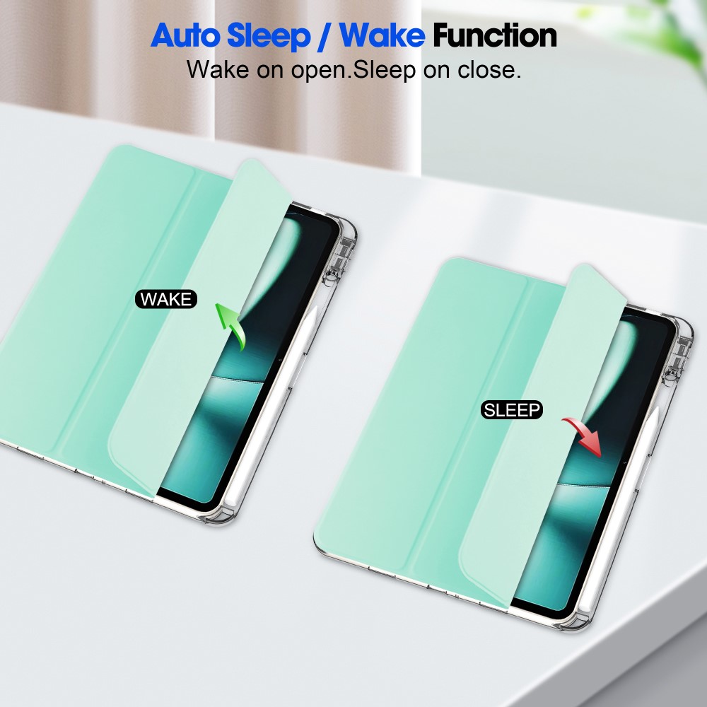  OnePlus Pad Fodral Hybrid Med Pennhållare Mint Grön