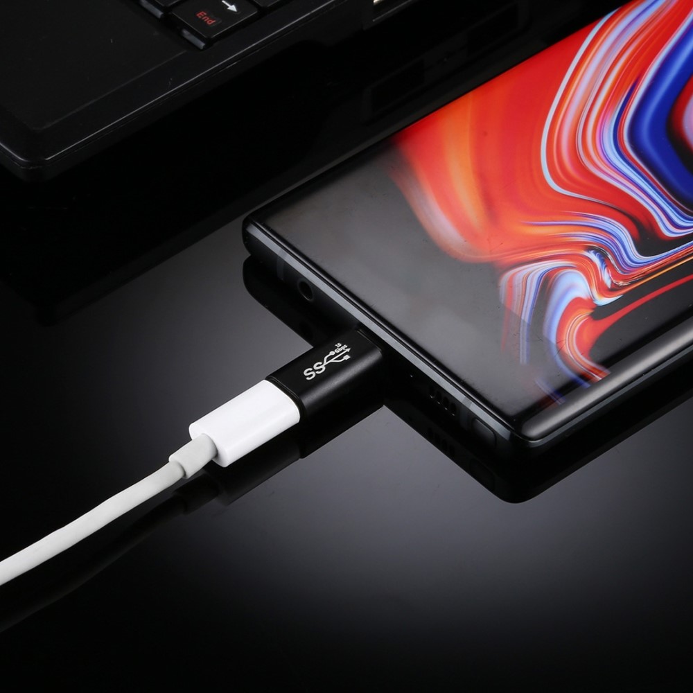  USB-C Hona - USB-C Hane Adapter Svart