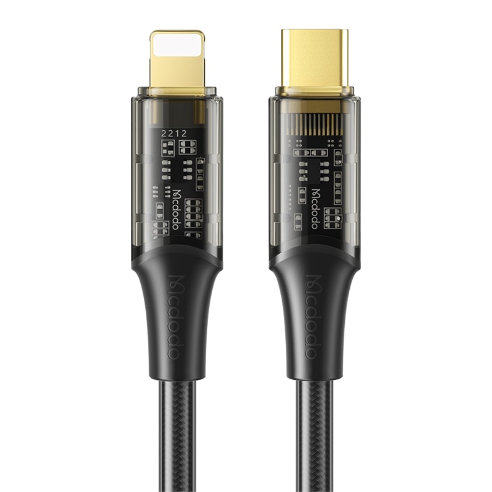 MCDODO Mcdodo 1.8m 36W PD USB-C - Lightning Kabel Svart