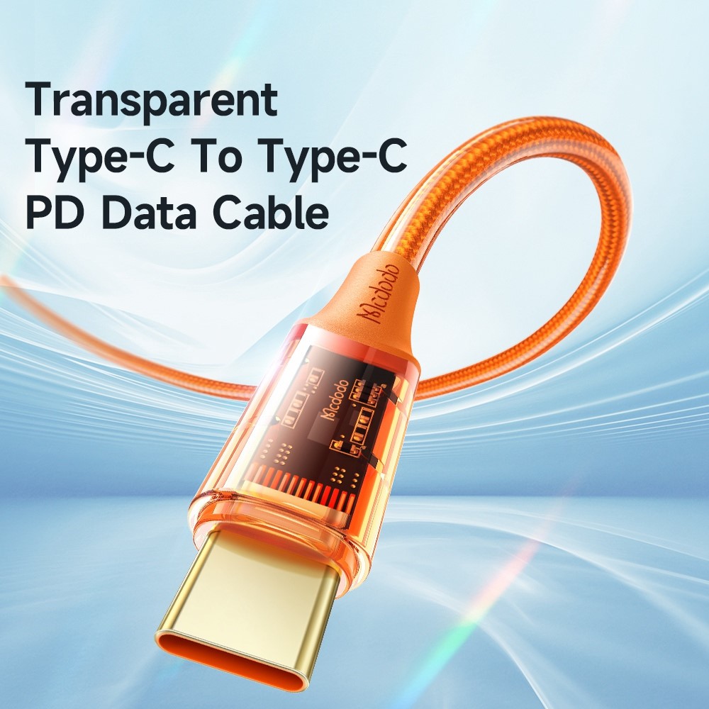 MCDODO Mcdodo 1.2m 100W PD USB-C - USB-C Kabel Orange