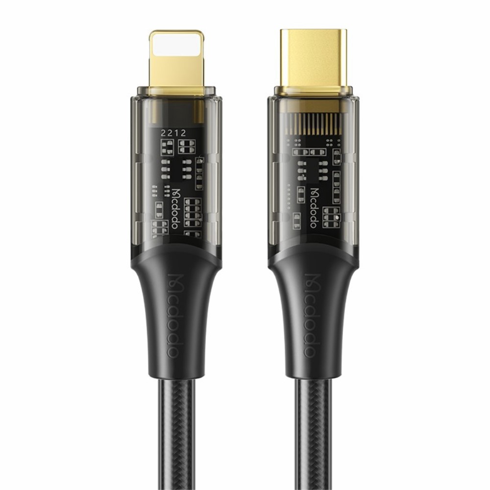 MCDODO Mcdodo 1.2m 36W PD USB-C - Lightning Kabel Svart