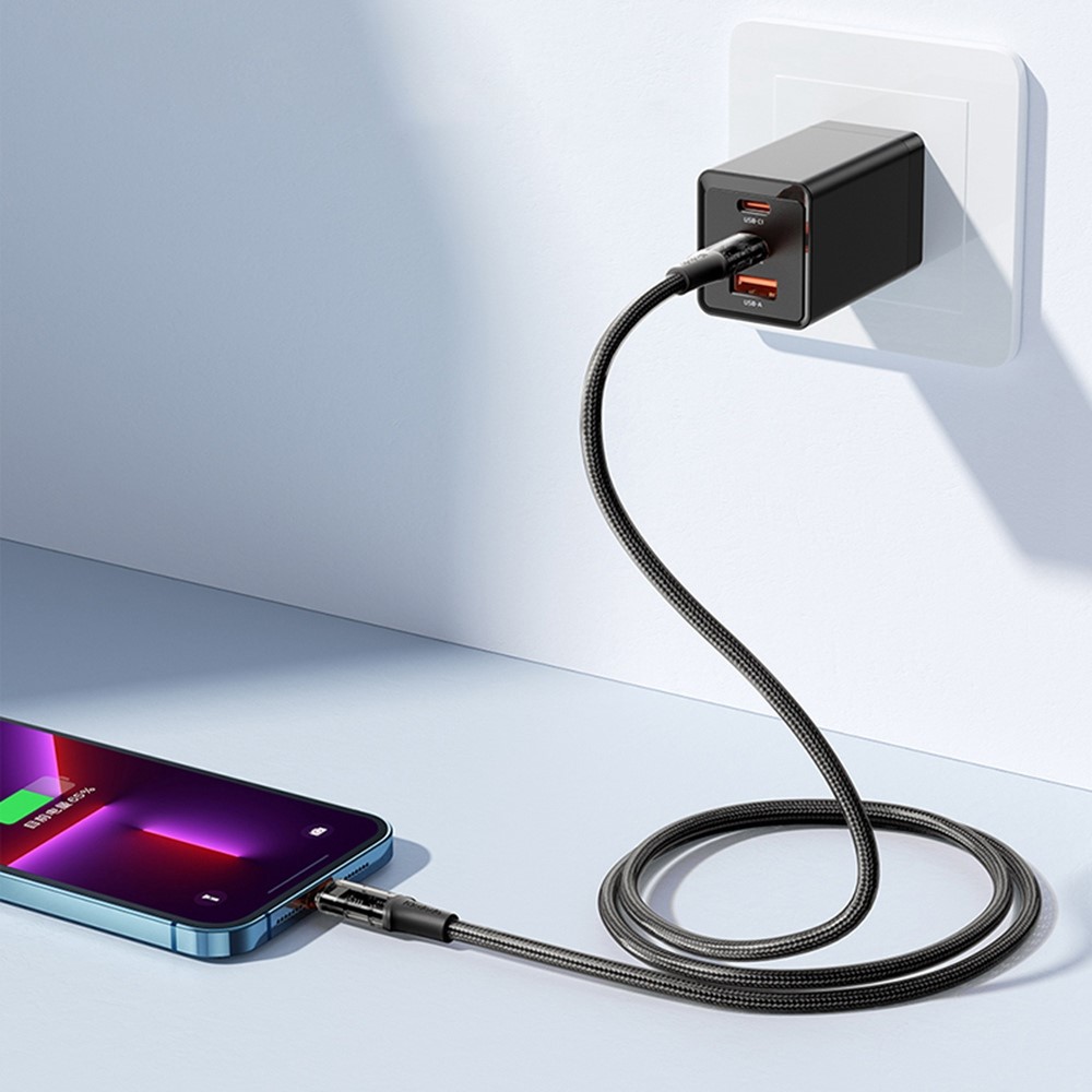 MCDODO Mcdodo 1.2m 36W PD USB-C - Lightning Kabel Svart