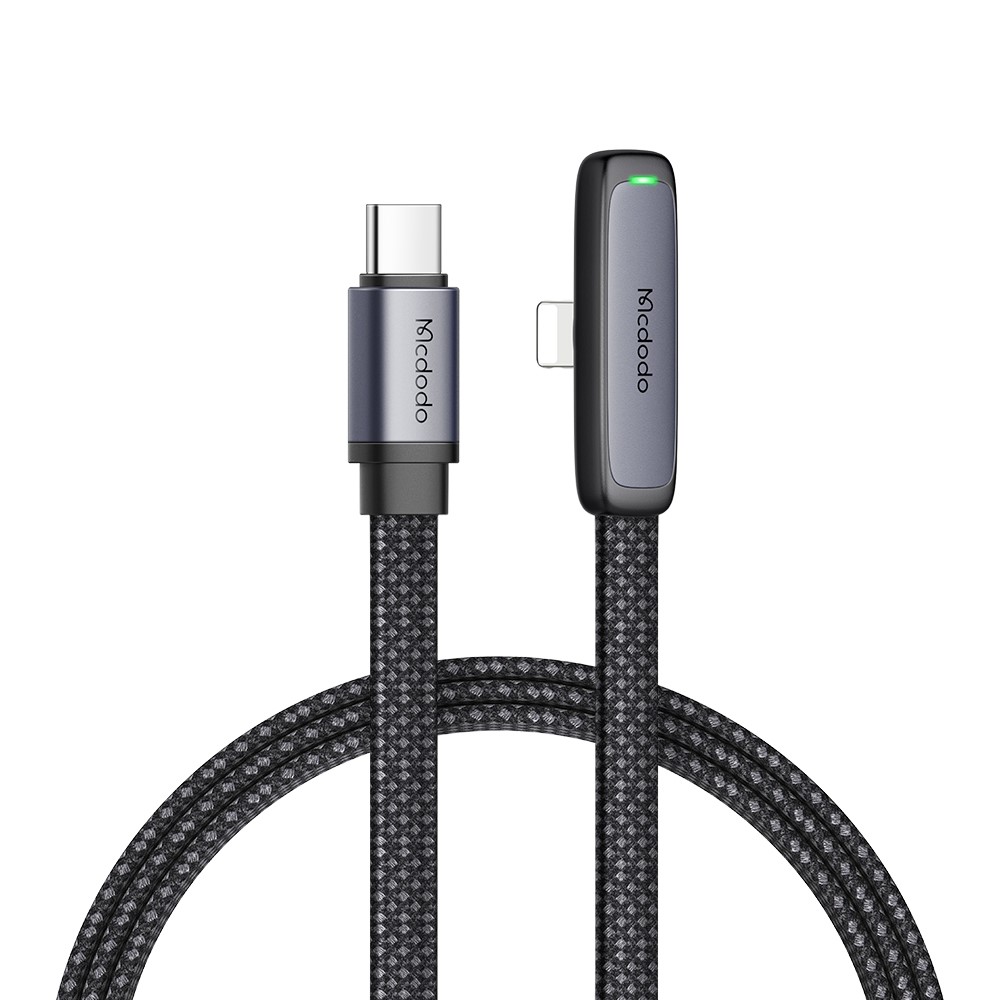 MCDODO Mcdodo 1.8m 36W PD USB-C - Lightning Elbow Kabel Svart