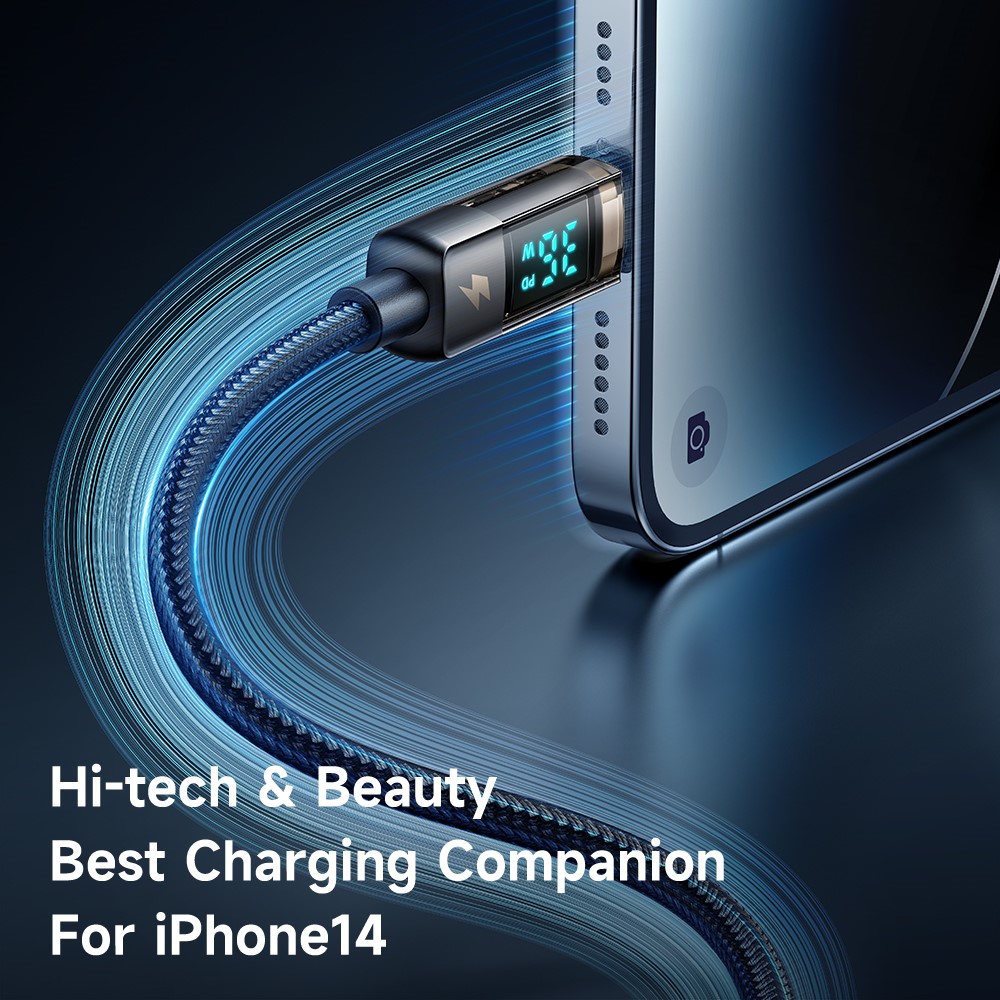 MCDODO Mcdodo 1.2m 36W PD USB-C - Lightning Auto Off Kabel Svart