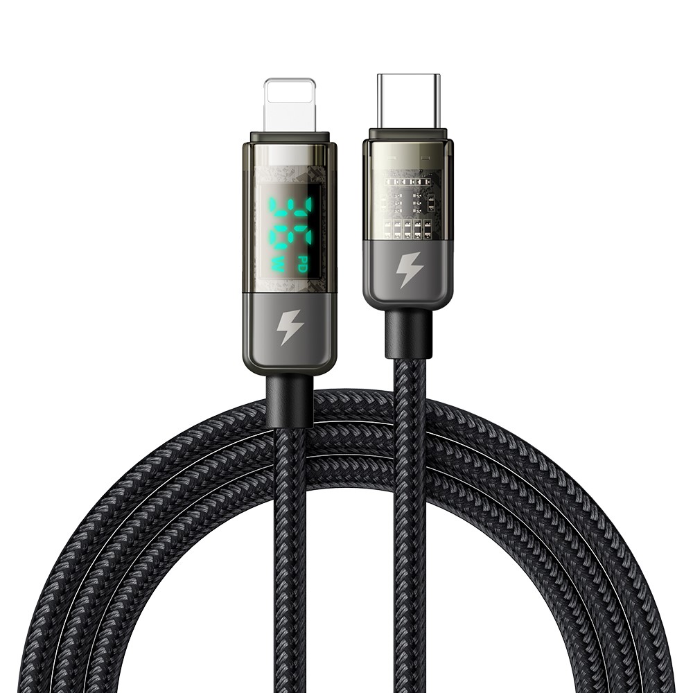 MCDODO Mcdodo 1.8m 36W PD USB-C - Lightning Auto Off Kabel Svart