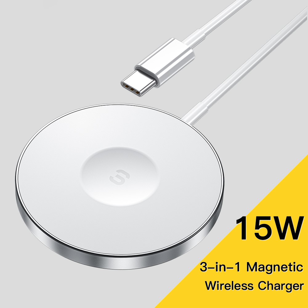 ESSAGER ESSAGER 15W MagSafe Trådlös Laddare Vit