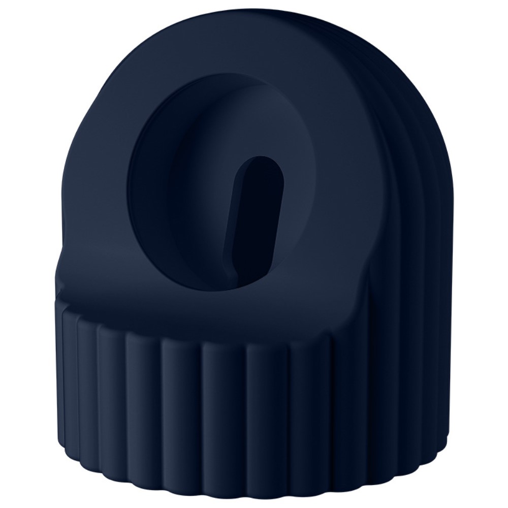  Apple Watch Wave Silikon Stativ Mörk Blå