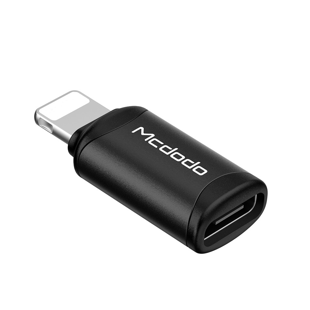 MCDODO Mcdodo USB-C Hona - Lightning Hane Adapter Svart