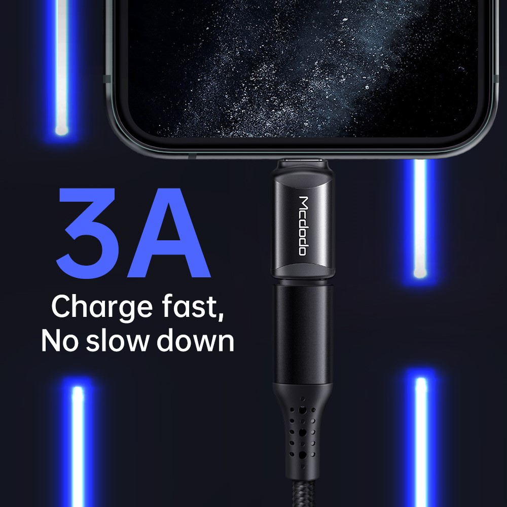 MCDODO Mcdodo USB-C Hona - Lightning Hane Adapter Svart