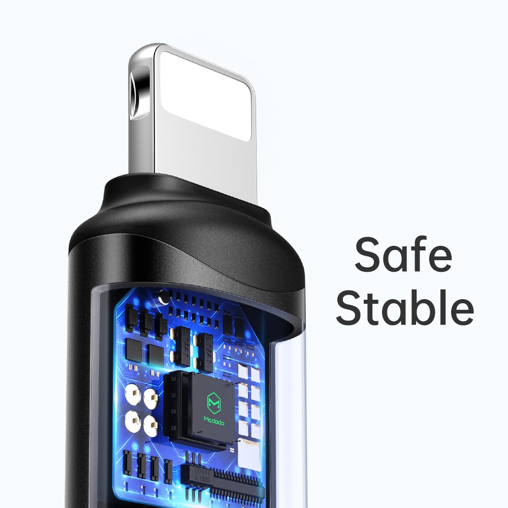 MCDODO Mcdodo USB-C Hona - Lightning Hane Adapter Svart